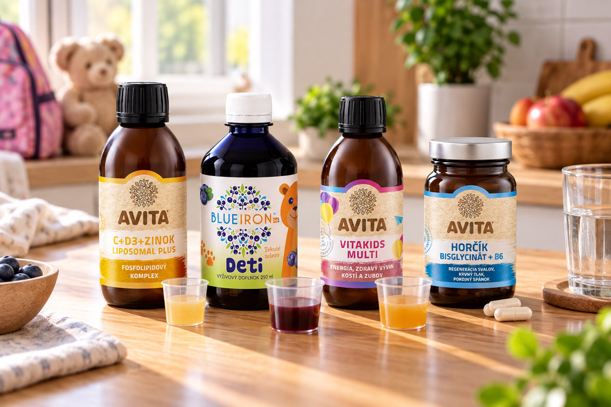 Produkty s překrývajícím se obsahem vitamínu C, D3 a zinku